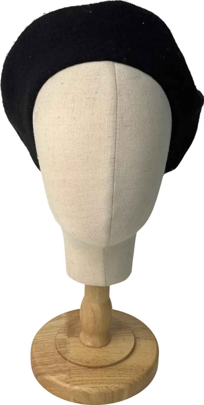 ASOS Wool Beret In Black One Size