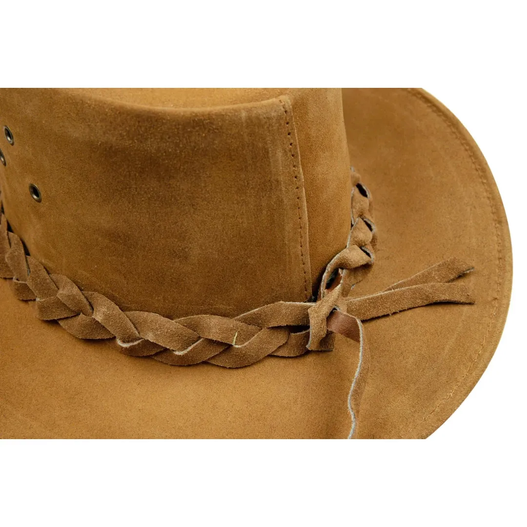 Australian Unisex Western Cowboy Hat Suede Outback Classic
