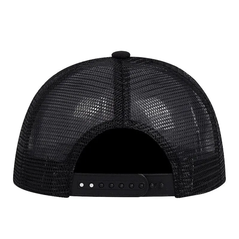 Bearded Bro Trucker Hat  - Fushia
