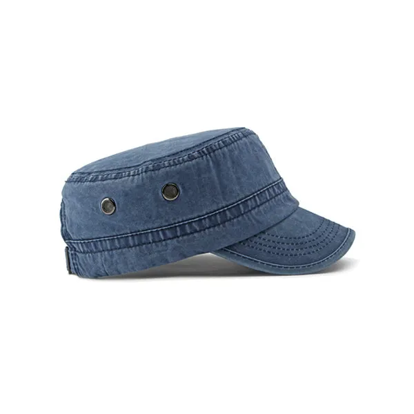 Blue Japanese Flat Top Military Hat 藍色日系平頂軍帽 KCHT2442