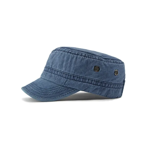 Blue Japanese Flat Top Military Hat 藍色日系平頂軍帽 KCHT2442