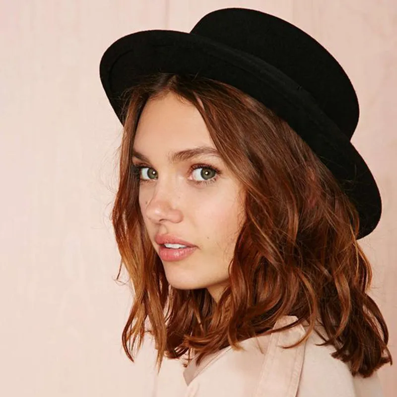 Boater Flat Top Hat