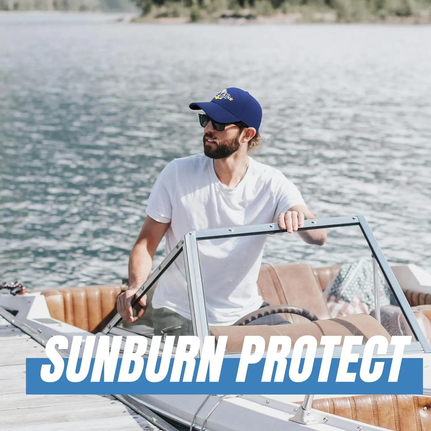 Captain Hat for Men Women,Cool Boat Gifts for Boat Owners,Boating Gifts Accessories for Dad