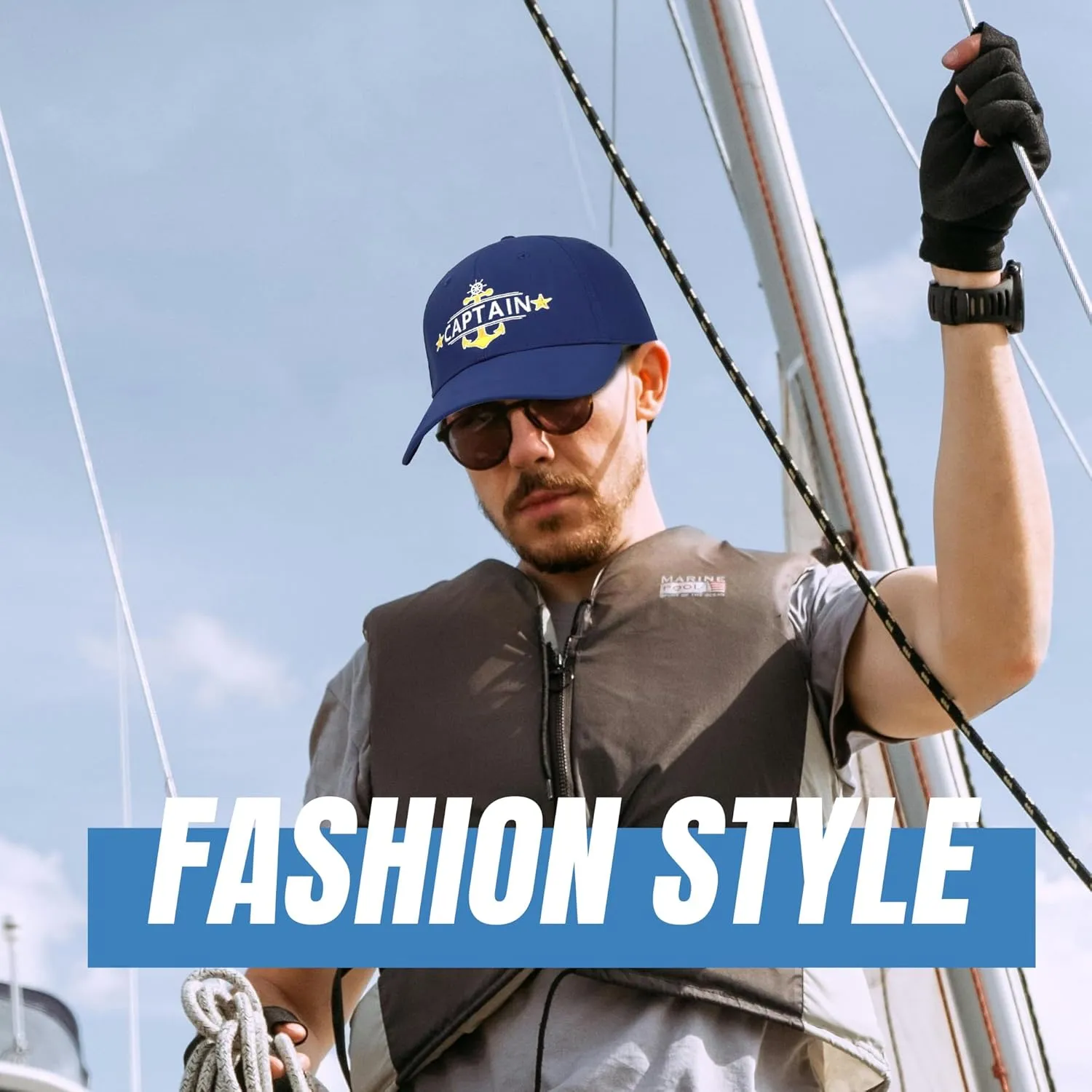 Captain Hat for Men Women,Cool Boat Gifts for Boat Owners,Boating Gifts Accessories for Dad