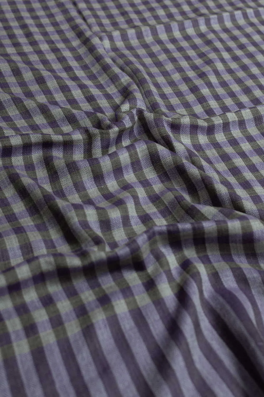 Checkered Design Kashmir Woolen Stole