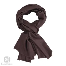 Chocolate Brown Woolen Stole