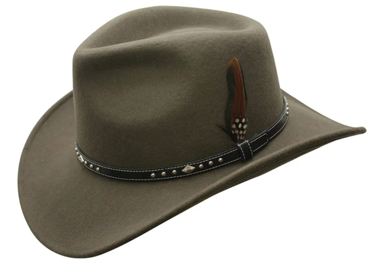 Conner Star Rider Waterproof Wool Outback Hat