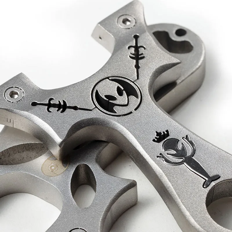 Crowned Alien Stainless Steel Slingshot