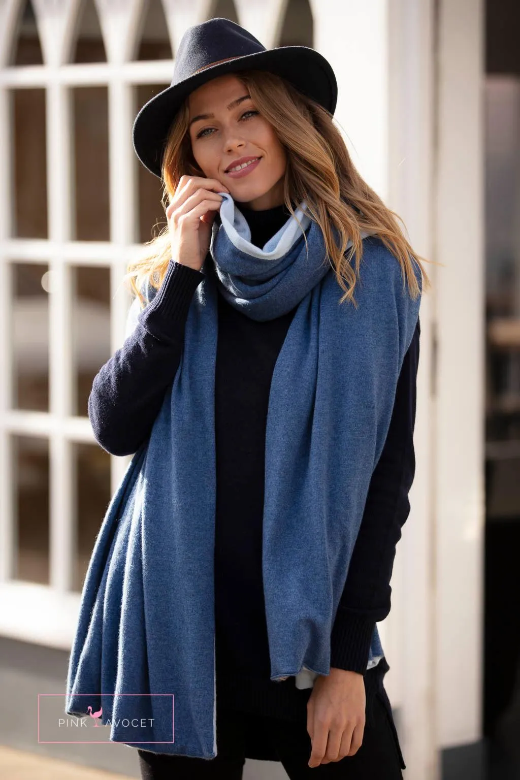 Double Cashmere Wrap (reversible)