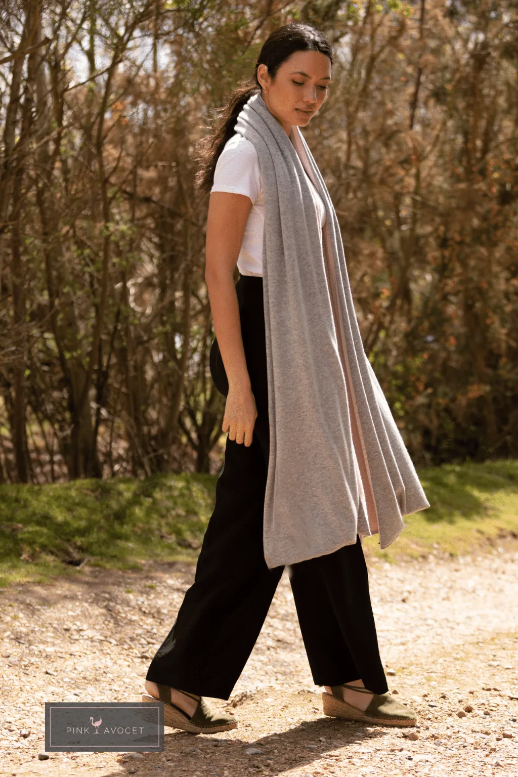 Double Cashmere Wrap (reversible)
