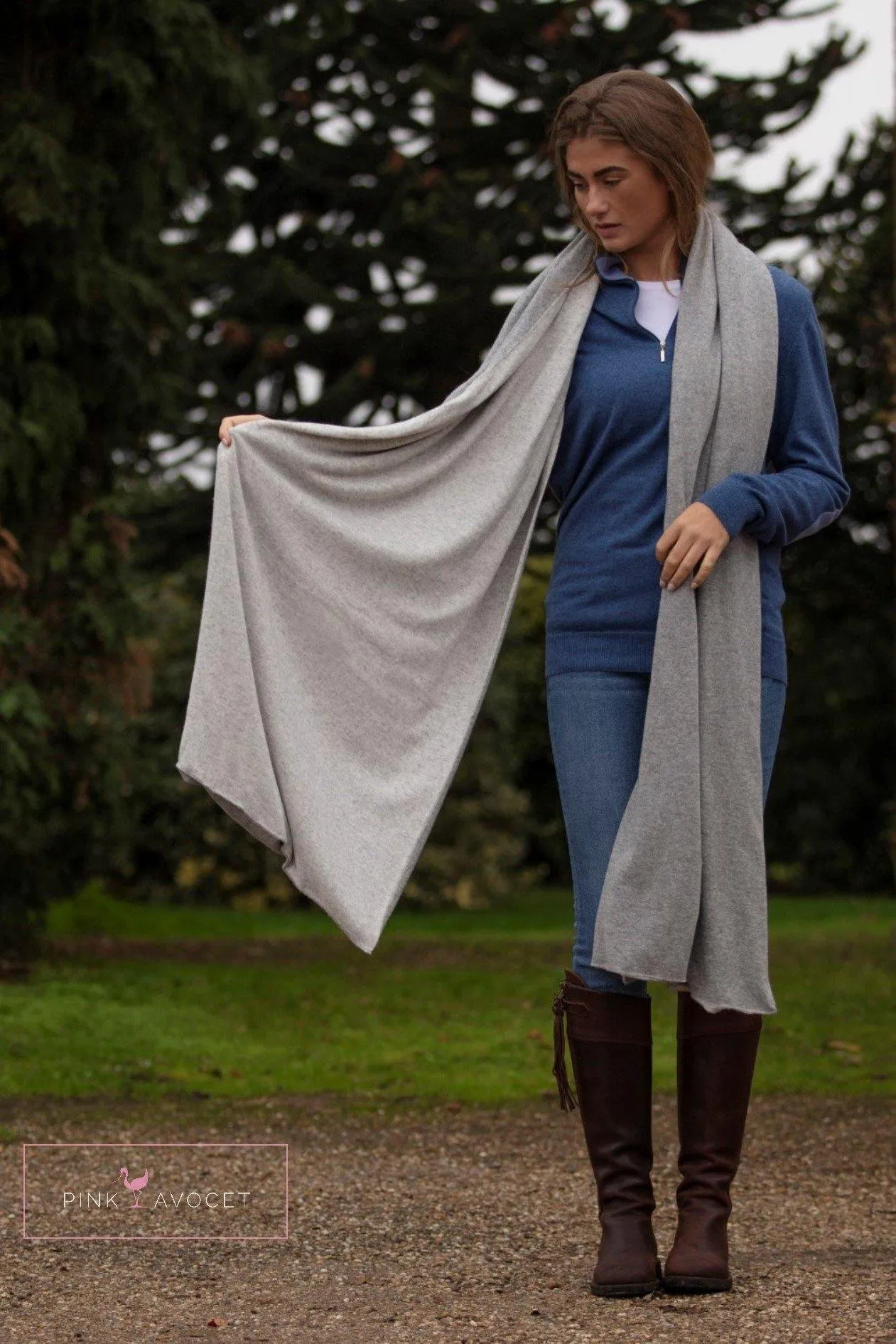 Double Cashmere Wrap (reversible)