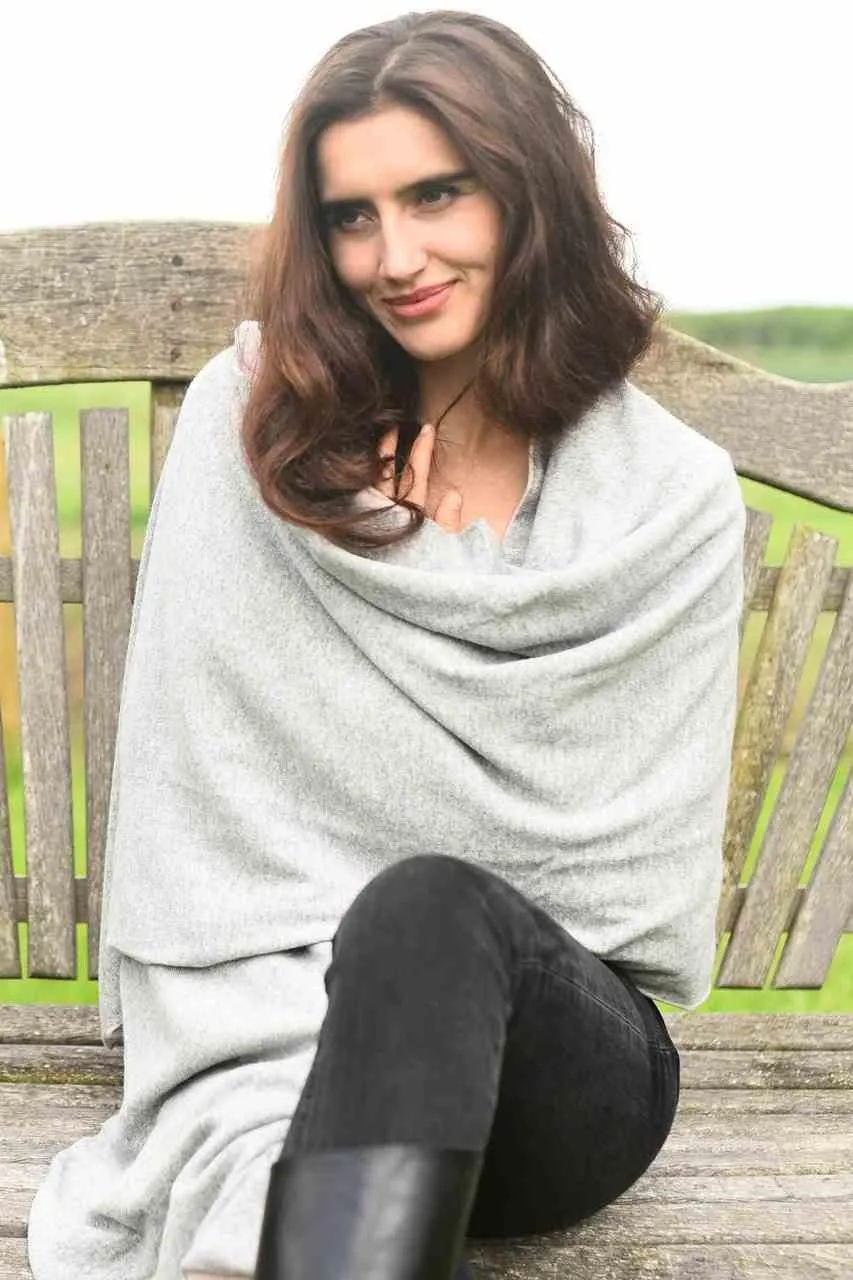 Double Cashmere Wrap (reversible)