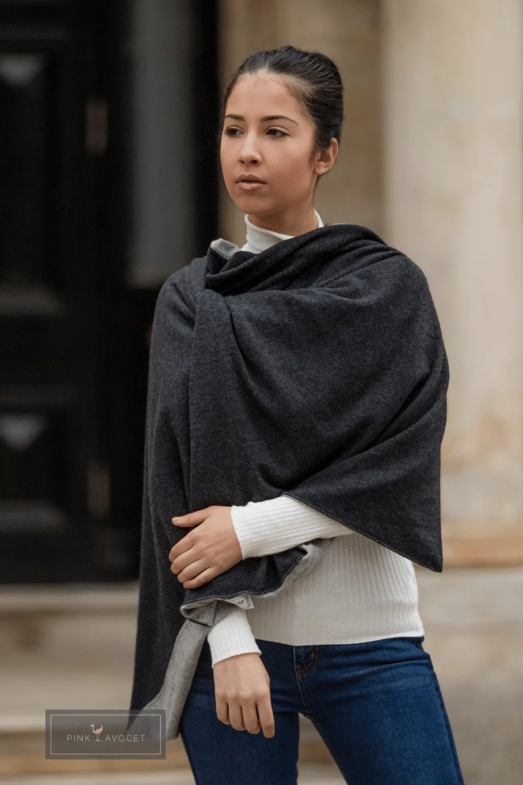 Double Cashmere Wrap (reversible)