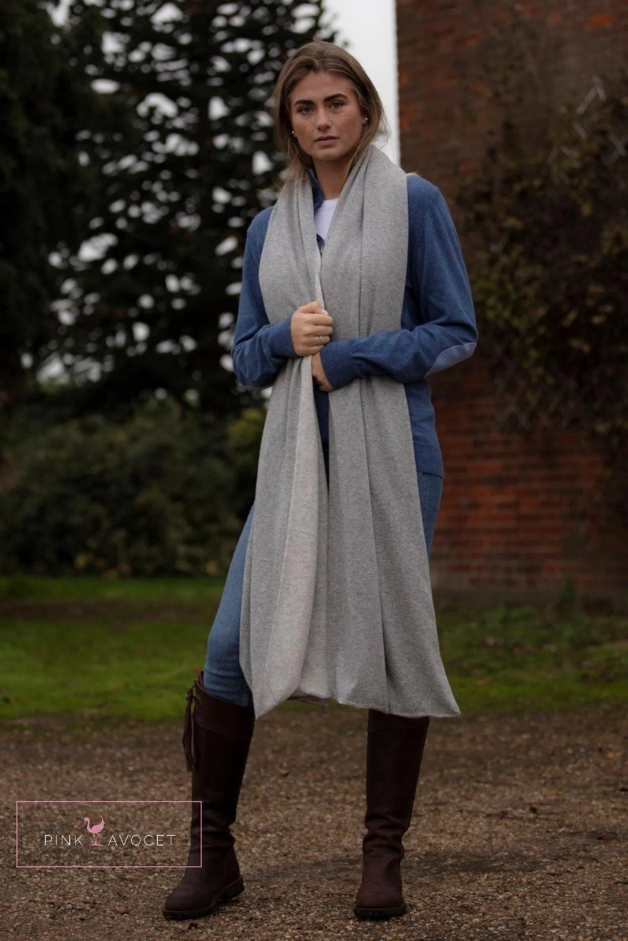 Double Cashmere Wrap (reversible)