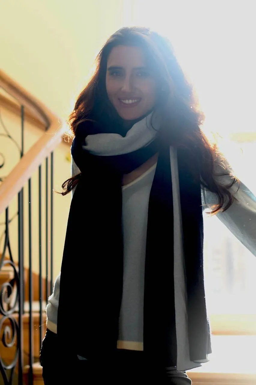 Double Cashmere Wrap (reversible)