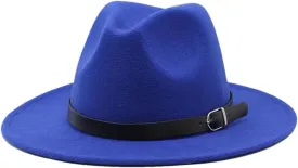 Dvbfufv Men Fashion Fedoras Hat Women's Jazz Hat Men's Women Summer Spring Outdoor Casual Woolen Blended Hat