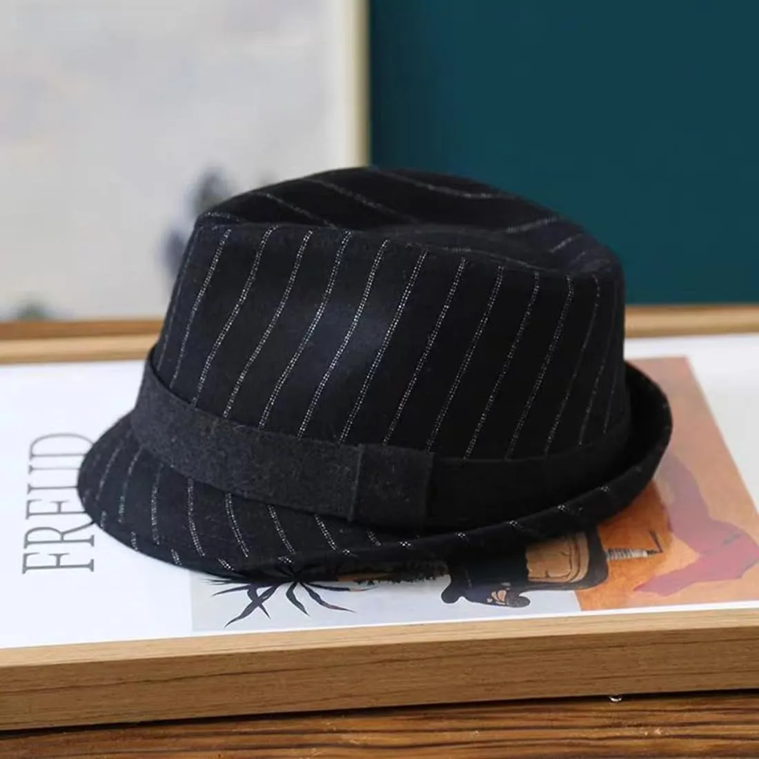 Fedora Hat Men Felt Panama Jazz Hat Women Classic Manhattan Structured Trilby Hat Short Brim Vintage Fedora Hat Band