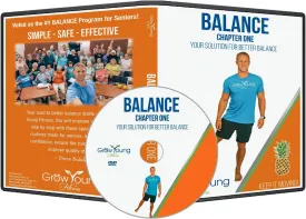 Grow Young Fitness Chapter One Exercise DVDs for Seniors - Low Impact Workouts from Home - Simple, Safe, Effective Workout DVD for Elderly