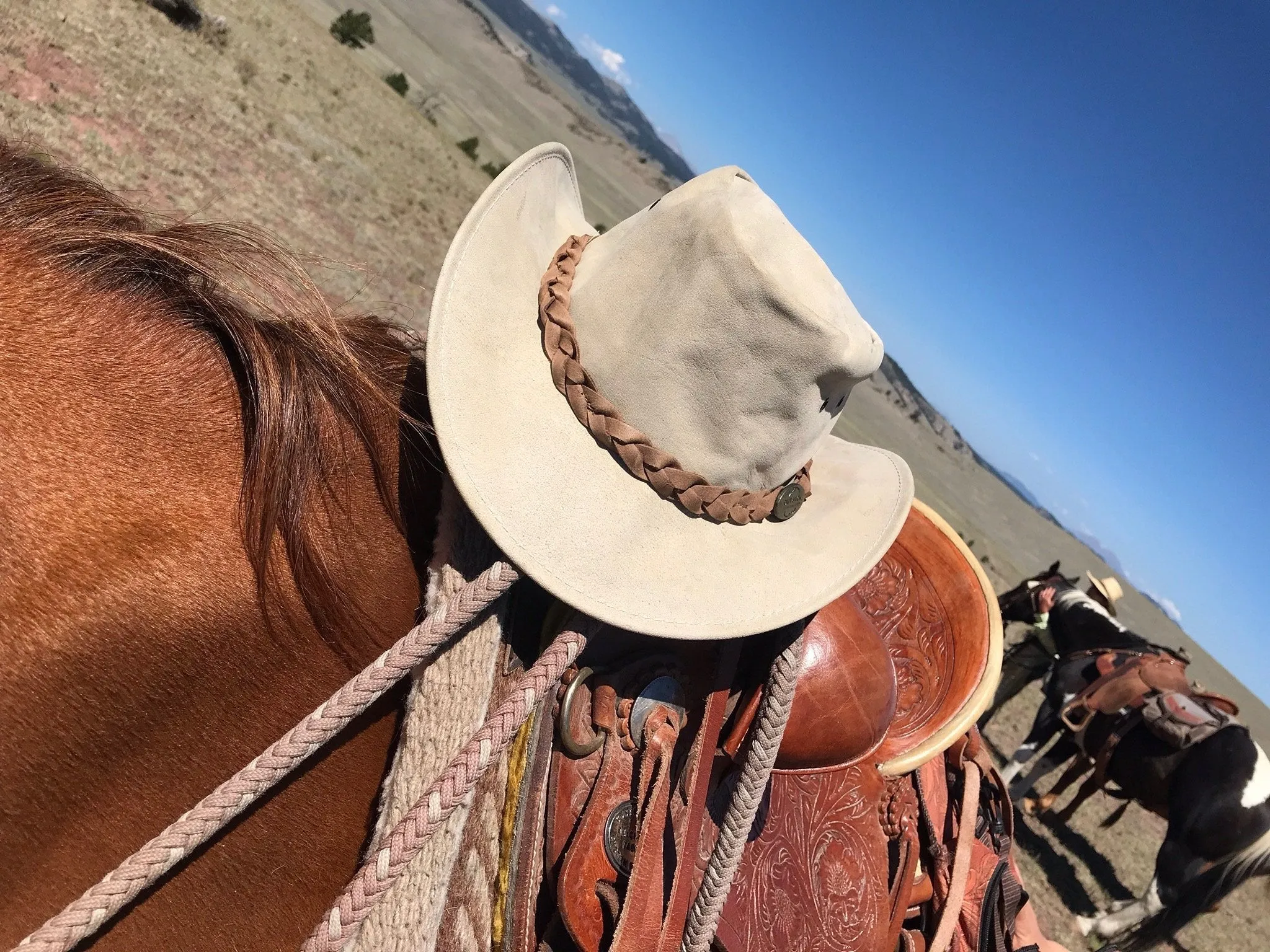Kangaroo Leather Hat- Bone Softy by Outback Survival Gear