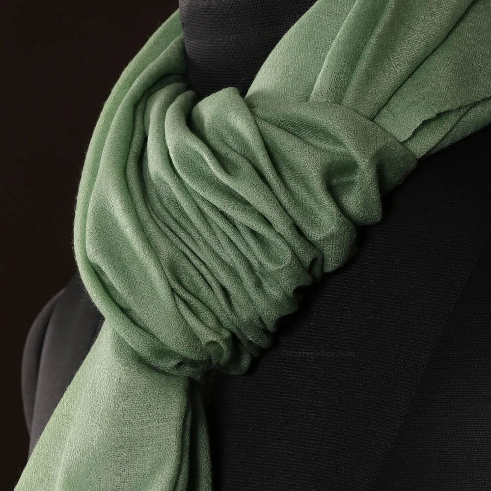 Kelly Green Woolen Stole