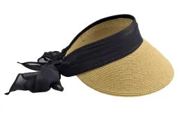 Ladies Scarf Elastic Back Visor
