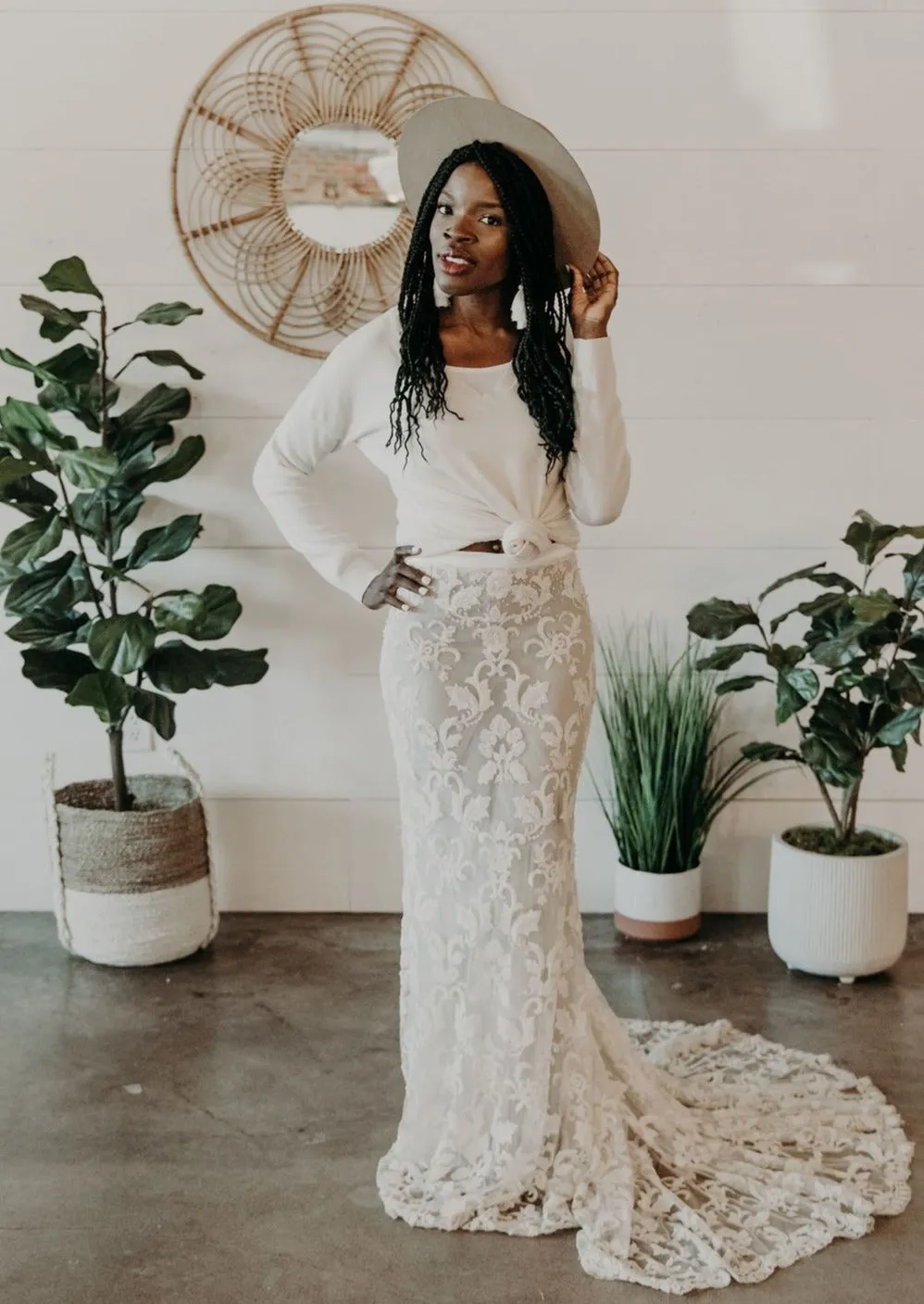 Long Beaded Skirt