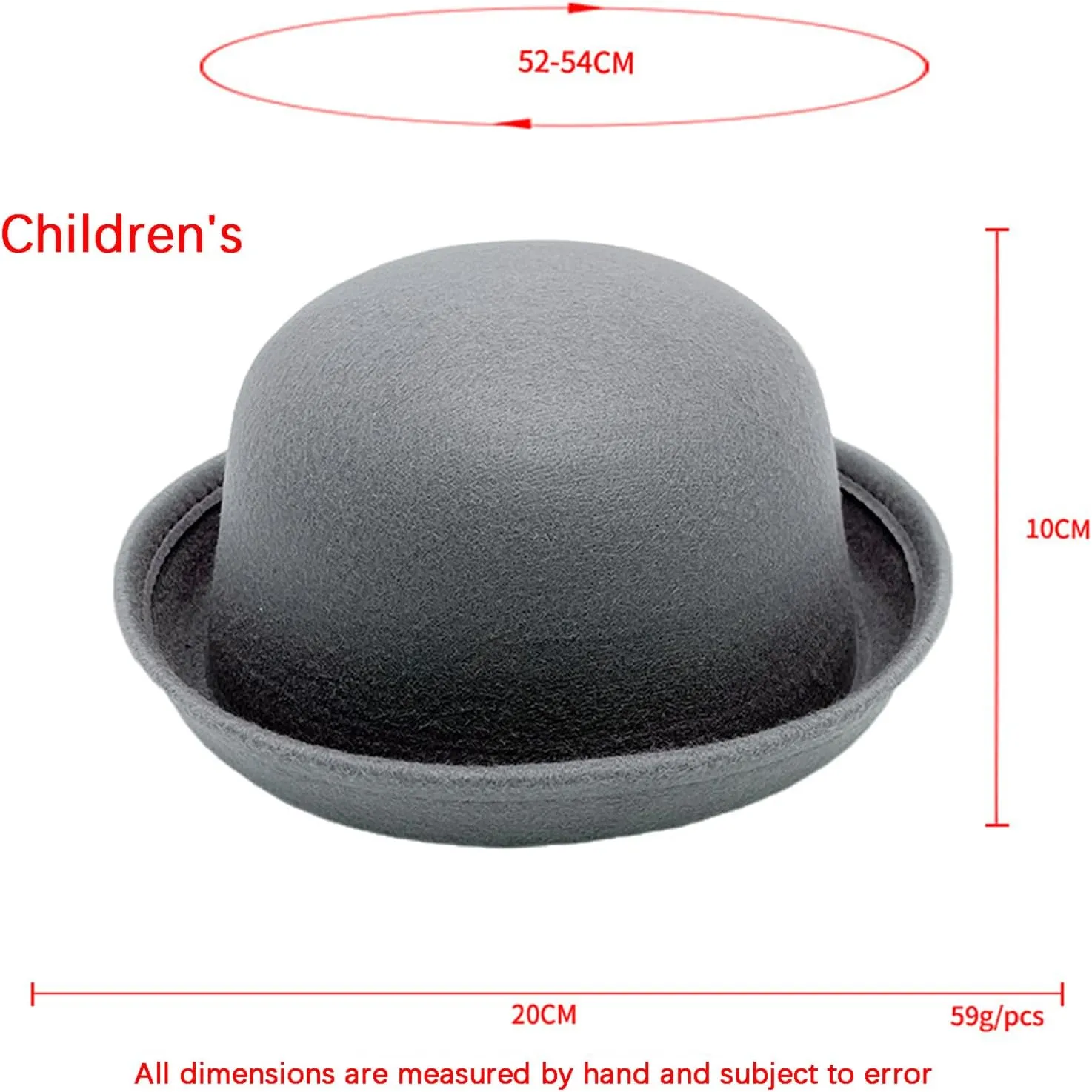 Men Women Bowler Fedora Hat Kids Classic Jazz Hats Rolled Church Derby Bowler Hats Panama Dress Hat Family Matching Hat