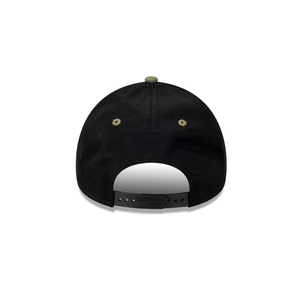 New Era 9FORTY A-Frame Los Angeles Dodgers Black Olive Snapback Cap