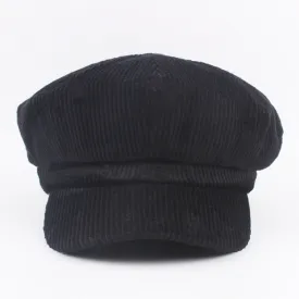 Newsboy Cap Beret Winter Hats For Women Men Octagonal Cap Painter Hat