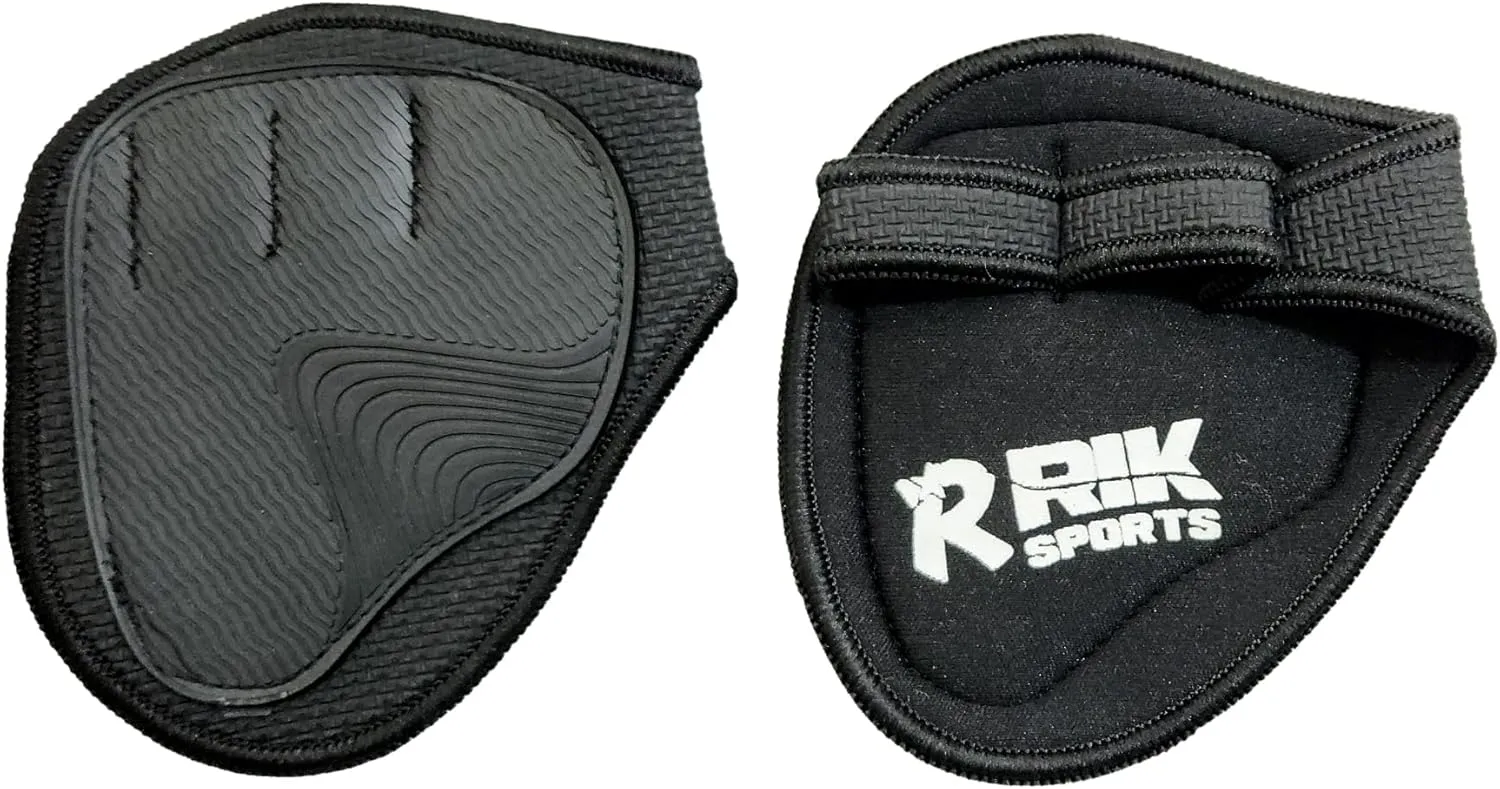 Non-Slip Neoprene Gym Grip Pads  Alternative to Workout Gloves for Weightlifting, Pull-Ups, Powerlifting, Calisthenics, and Gymnastics  Fitness Grips for Men and Women