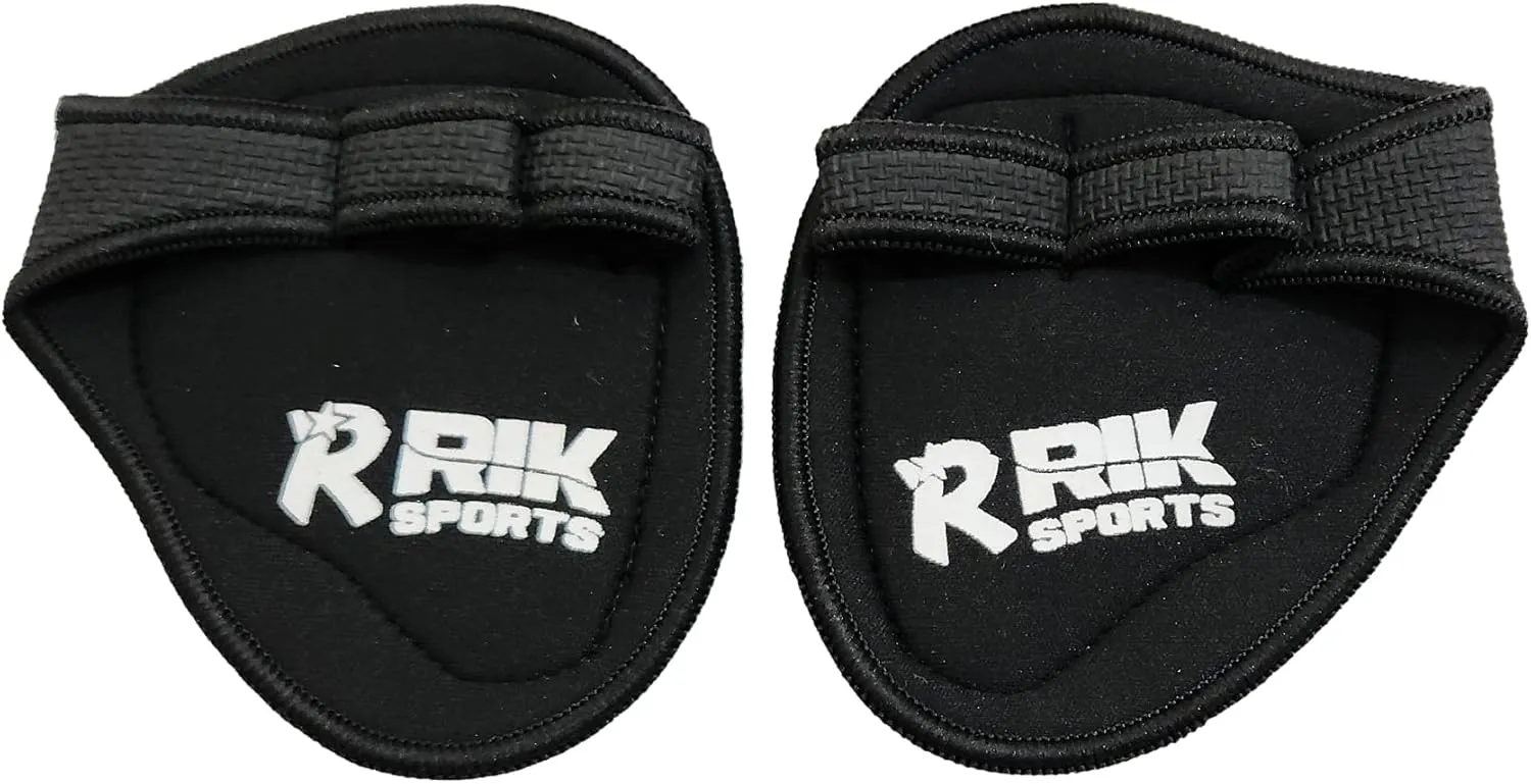Non-Slip Neoprene Gym Grip Pads  Alternative to Workout Gloves for Weightlifting, Pull-Ups, Powerlifting, Calisthenics, and Gymnastics  Fitness Grips for Men and Women