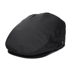 Oilcloth Flat Cap - Black