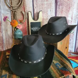 Oilskin Cotton Hat the "Badlands" by Outback Trading Company  14716-BRN