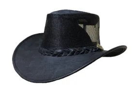 Outback Survival Gear Maverick Cooler Hat in Black H4203 SS22