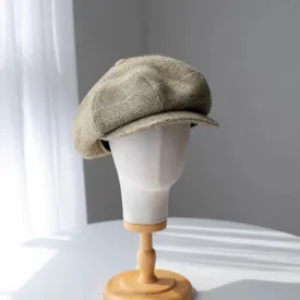 Oversize Slouchy Wool Newsboy Cap
