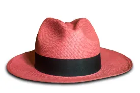 Panama hat pink