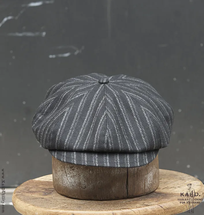Peaky Hat - Shadow Stripe Wool - M, L