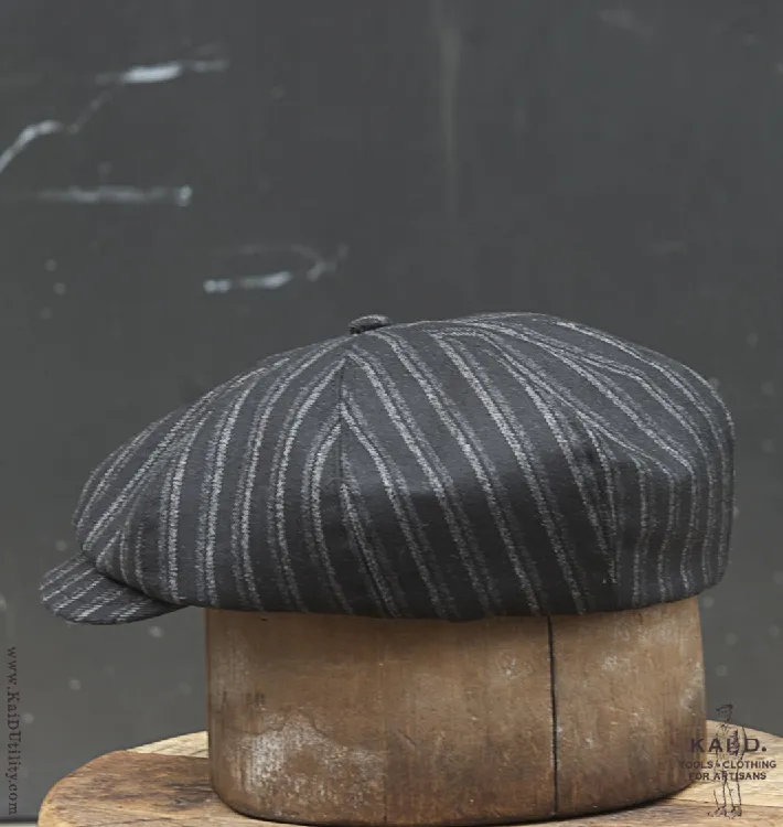 Peaky Hat - Shadow Stripe Wool - M, L