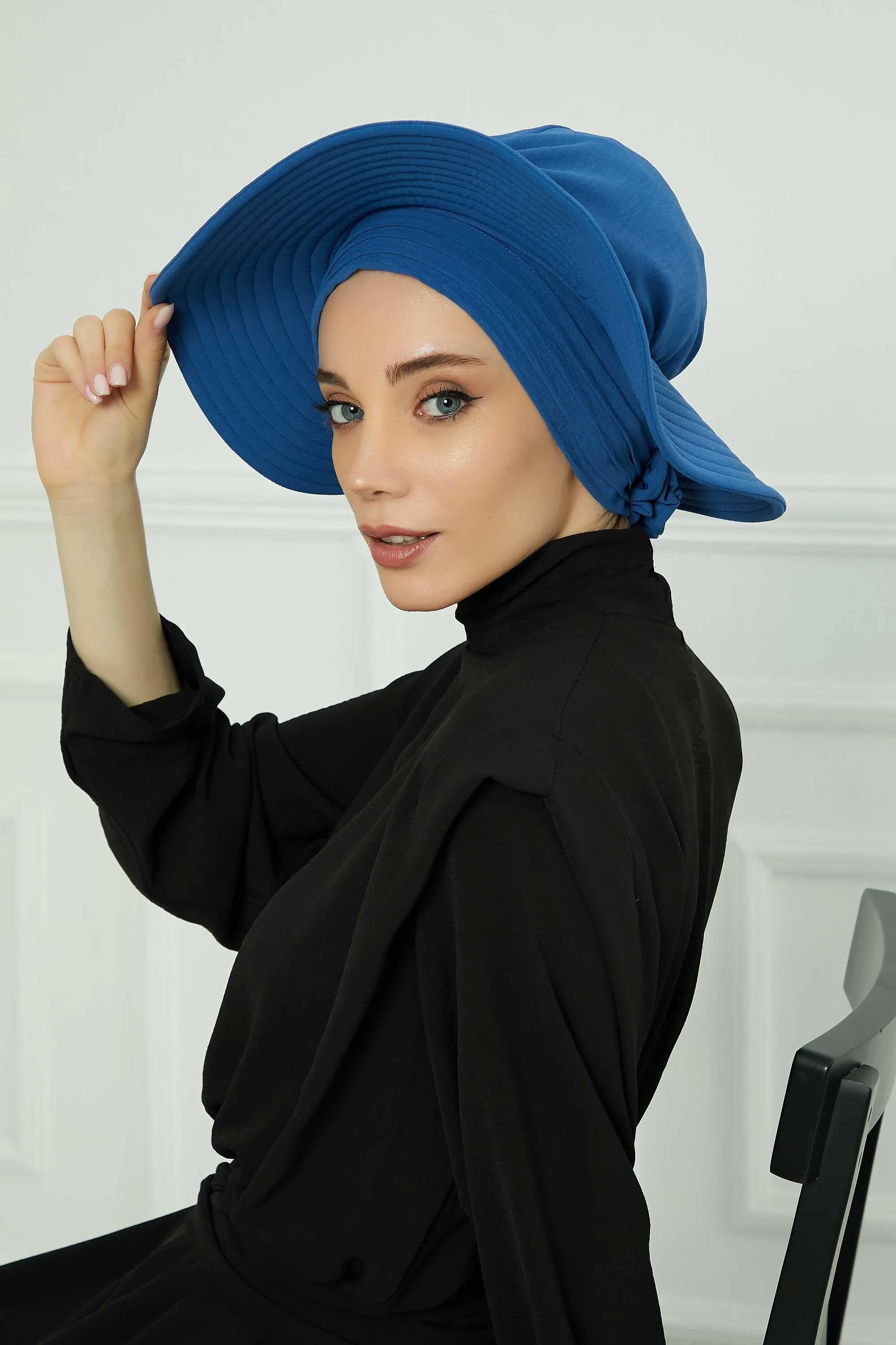Practicle Detachable Women Sun Hat, Summer Bonnet Cap for Muslim Women, Multi-usage Hijab Sun Hat, Muslim Beach Hat, Sun Protective Hat,S-2A