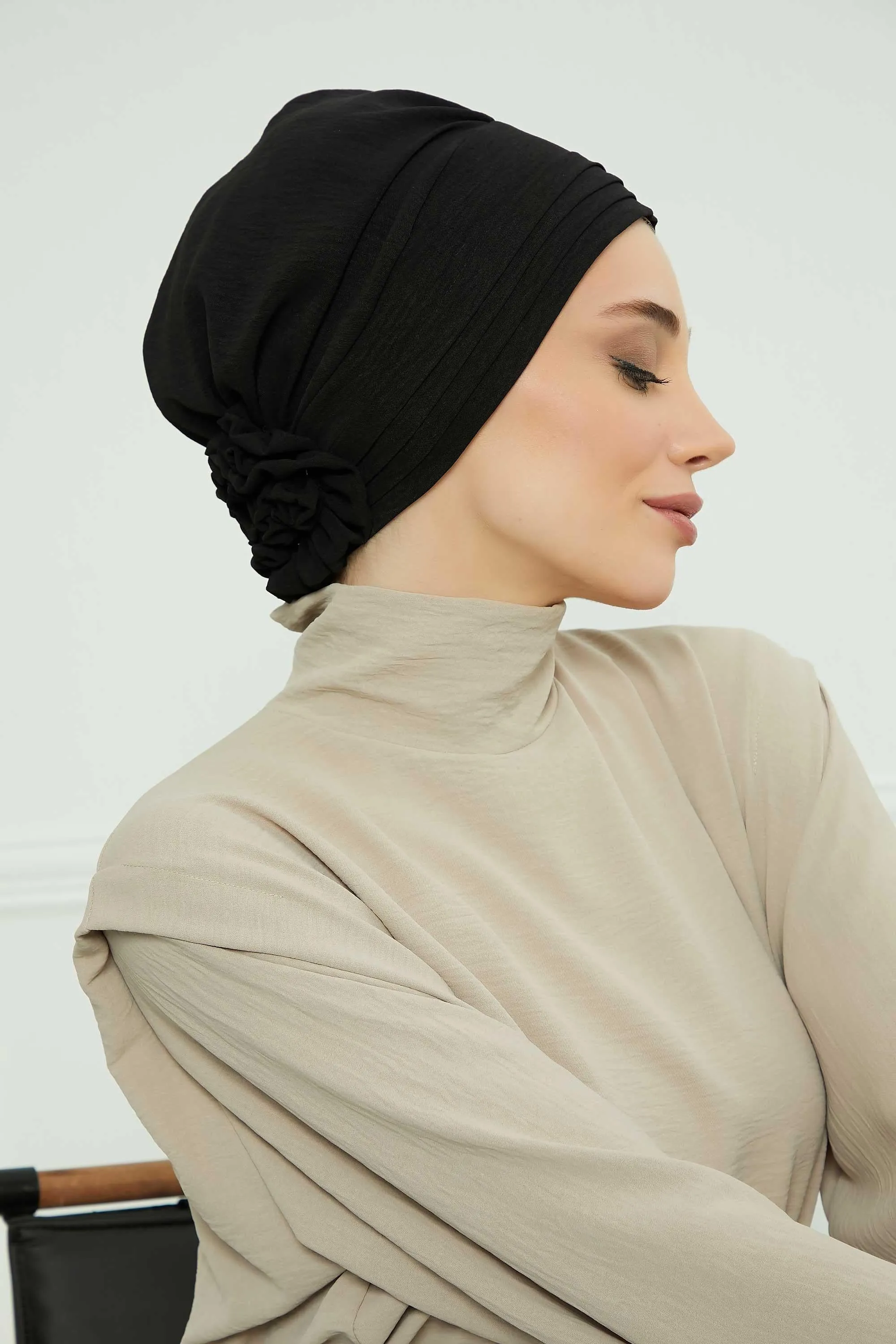 Practicle Detachable Women Sun Hat, Summer Bonnet Cap for Muslim Women, Multi-usage Hijab Sun Hat, Muslim Beach Hat, Sun Protective Hat,S-2A