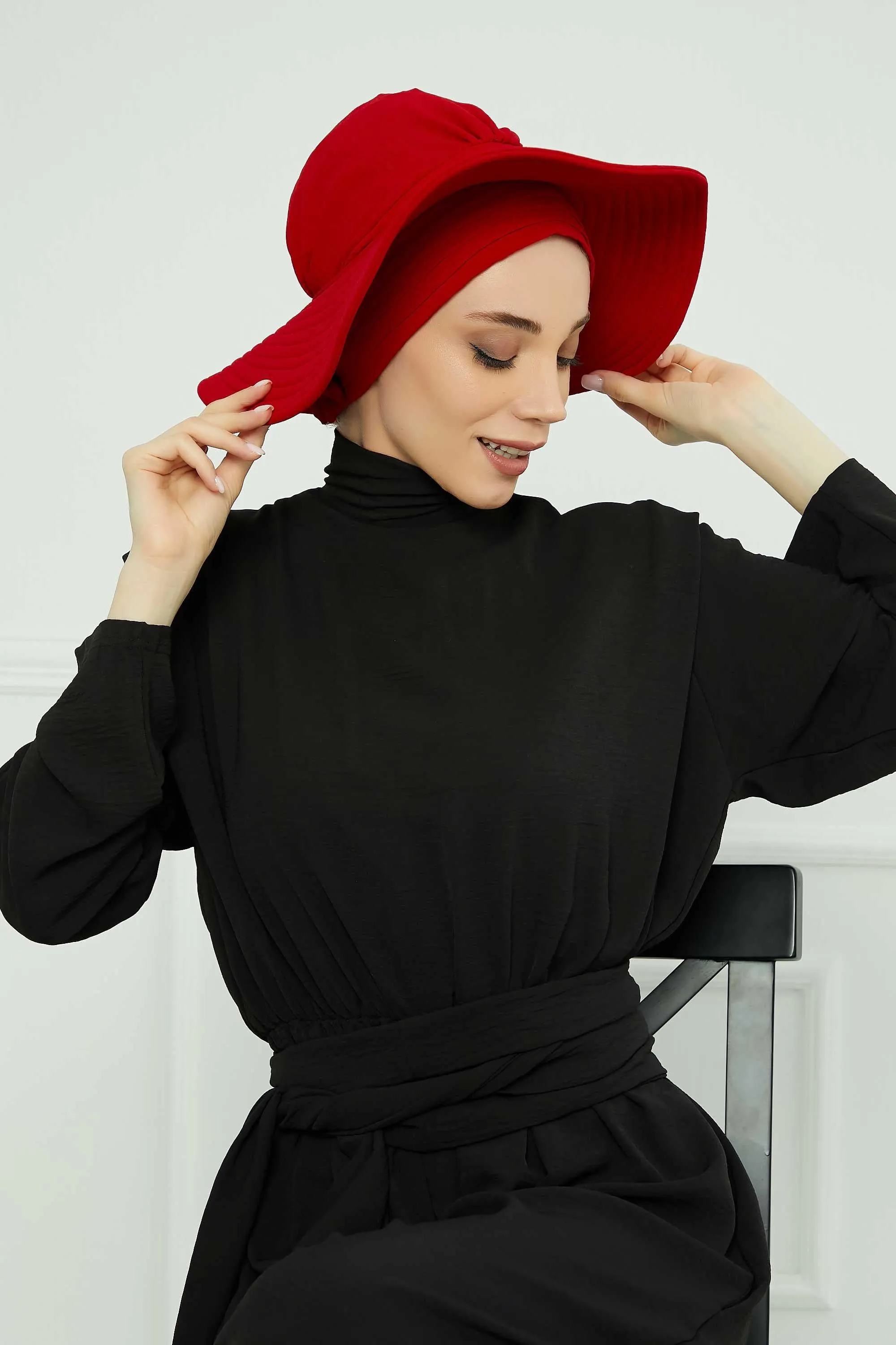 Practicle Detachable Women Sun Hat, Summer Bonnet Cap for Muslim Women, Multi-usage Hijab Sun Hat, Muslim Beach Hat, Sun Protective Hat,S-2A