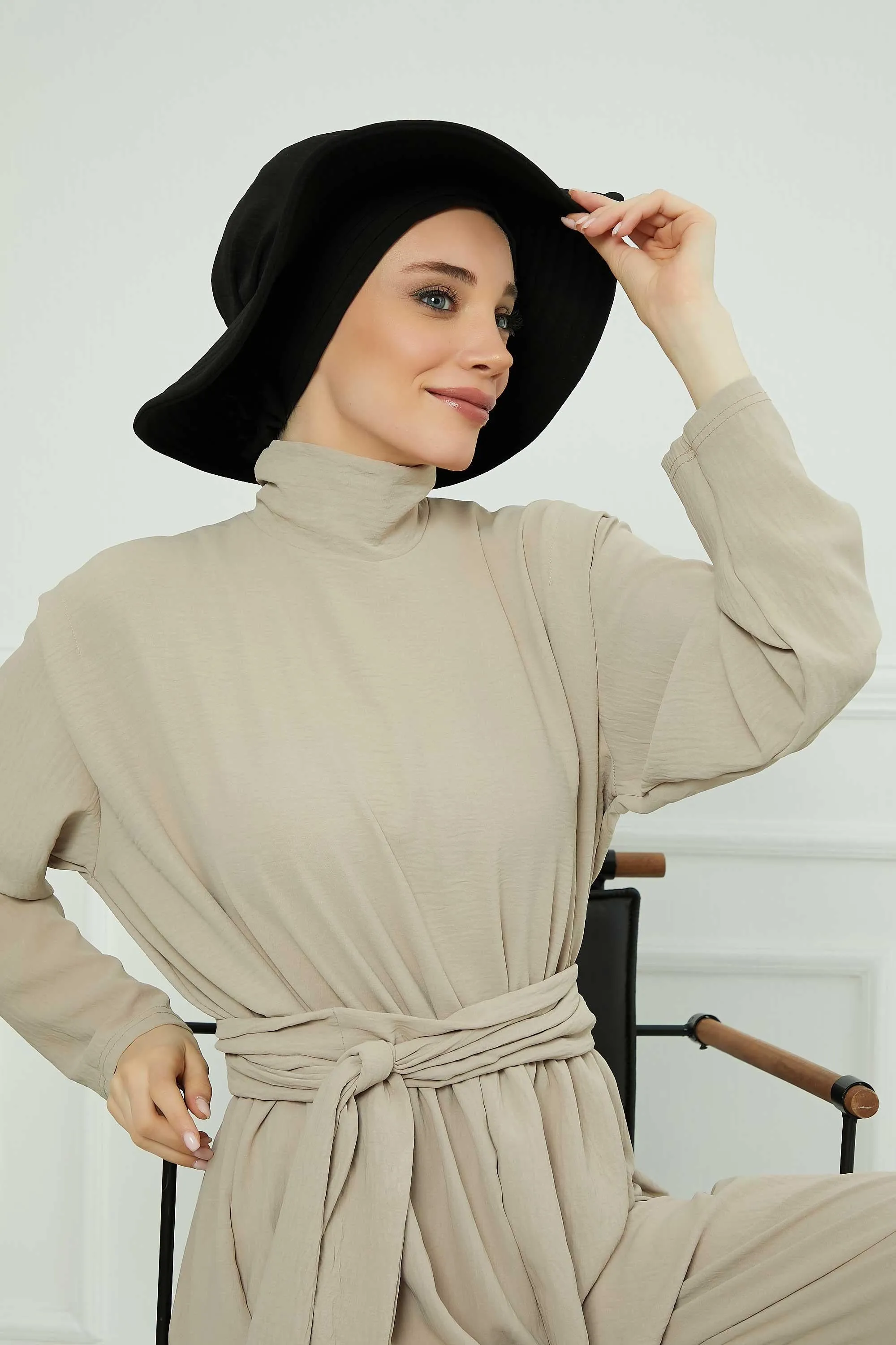 Practicle Detachable Women Sun Hat, Summer Bonnet Cap for Muslim Women, Multi-usage Hijab Sun Hat, Muslim Beach Hat, Sun Protective Hat,S-2A