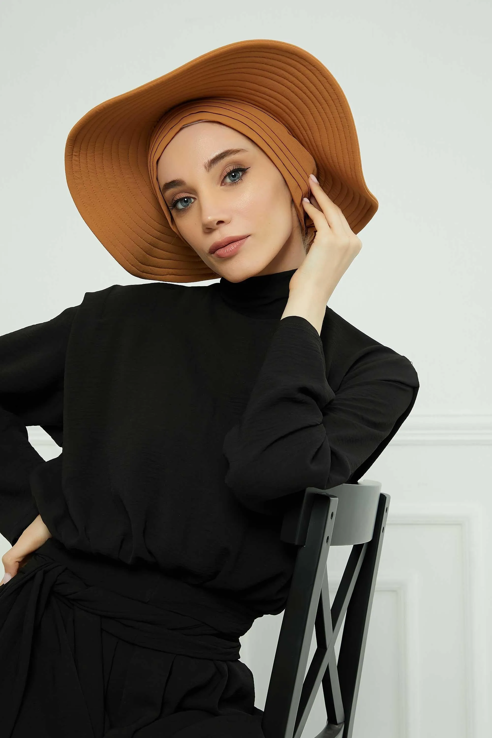 Practicle Detachable Women Sun Hat, Summer Bonnet Cap for Muslim Women, Multi-usage Hijab Sun Hat, Muslim Beach Hat, Sun Protective Hat,S-2A