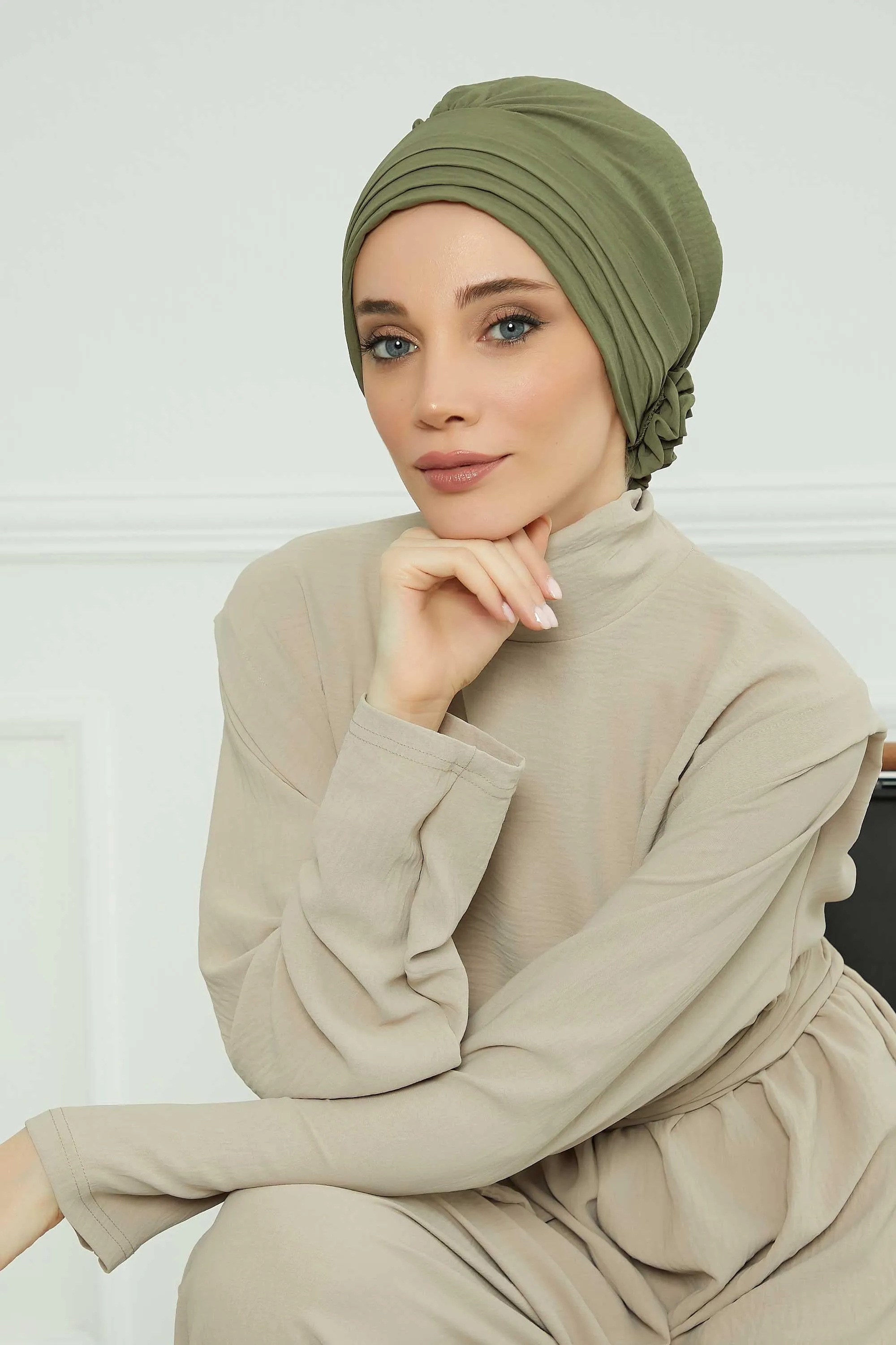 Practicle Detachable Women Sun Hat, Summer Bonnet Cap for Muslim Women, Multi-usage Hijab Sun Hat, Muslim Beach Hat, Sun Protective Hat,S-2A