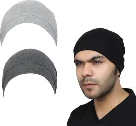 Premium Cotton Helmet Liner Sweat Wicking Skull Cap Beanie. Ultimate Performance Moisture Wicking. Fits Under Helmets 2 Piece