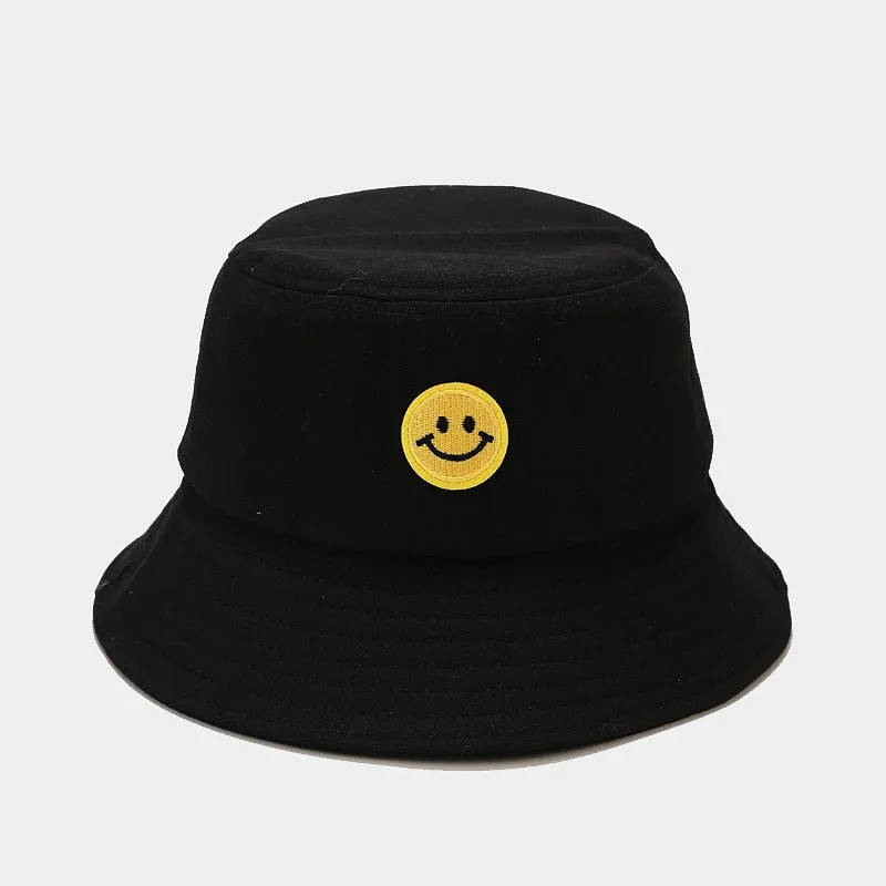 Smiley Face Cap Summer Couple Sun Hat
