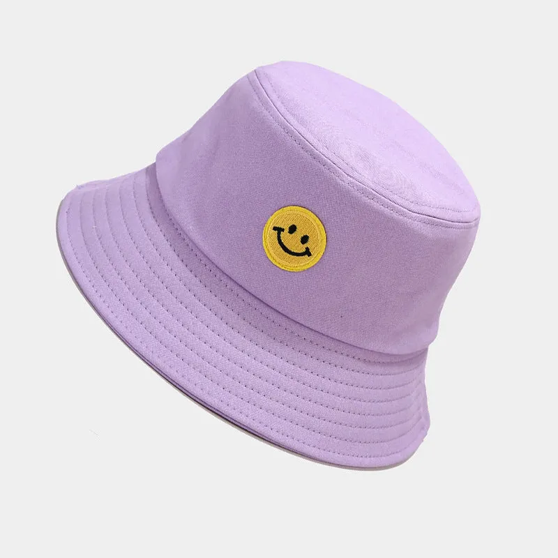 Smiley Face Cap Summer Couple Sun Hat