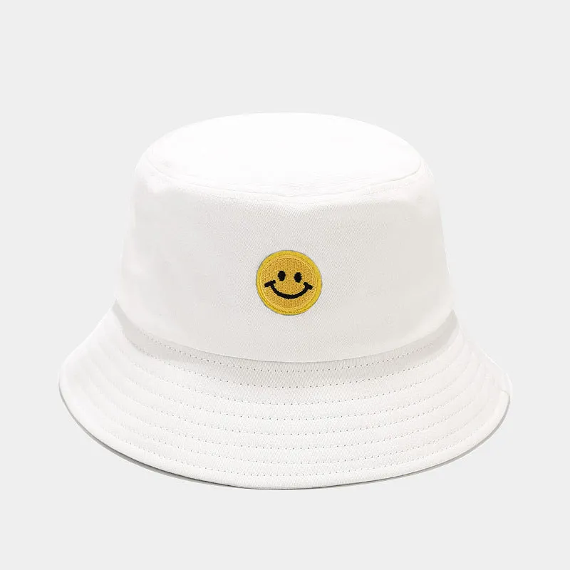Smiley Face Cap Summer Couple Sun Hat