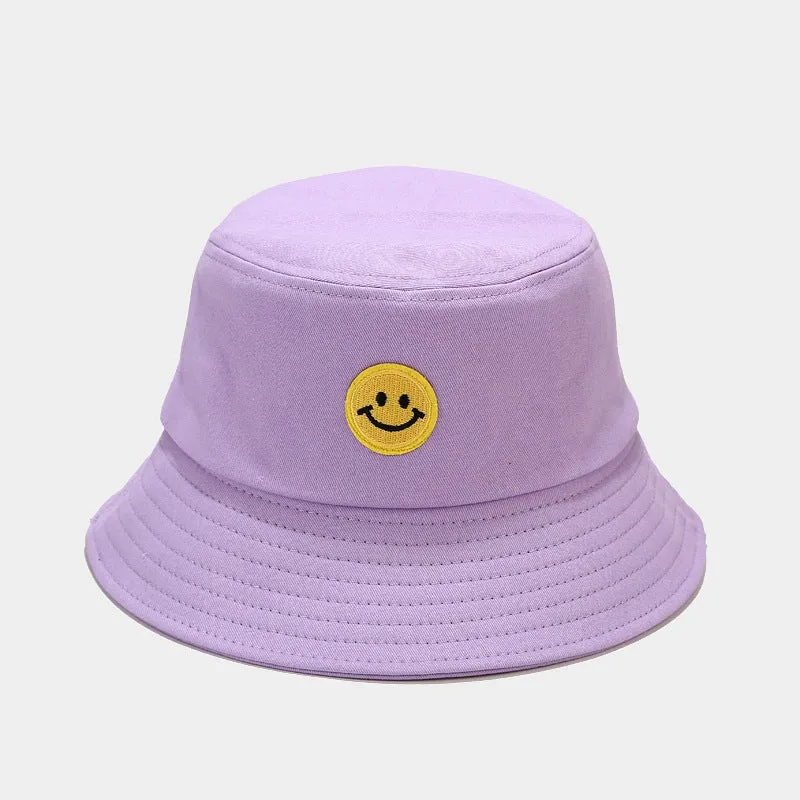 Smiley Face Cap Summer Couple Sun Hat