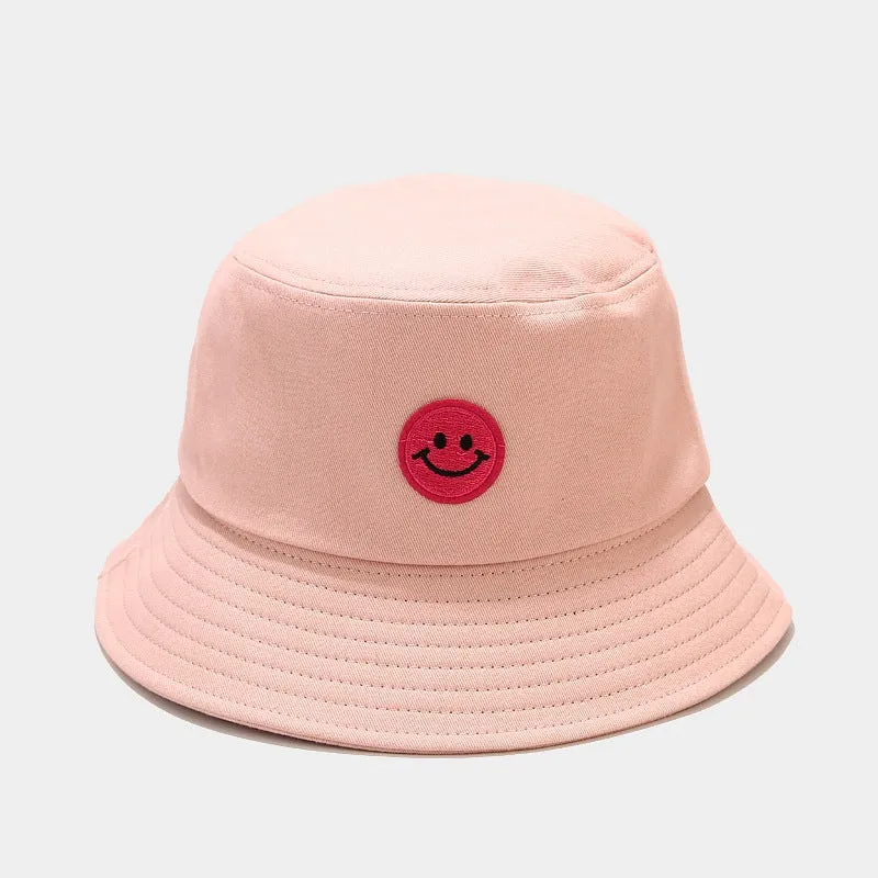 Smiley Face Cap Summer Couple Sun Hat